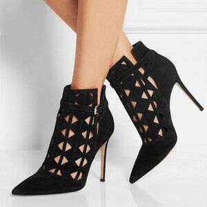Report Suede Black Heels